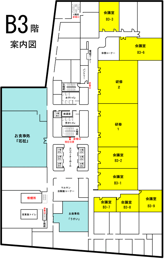 B3 フロアー図